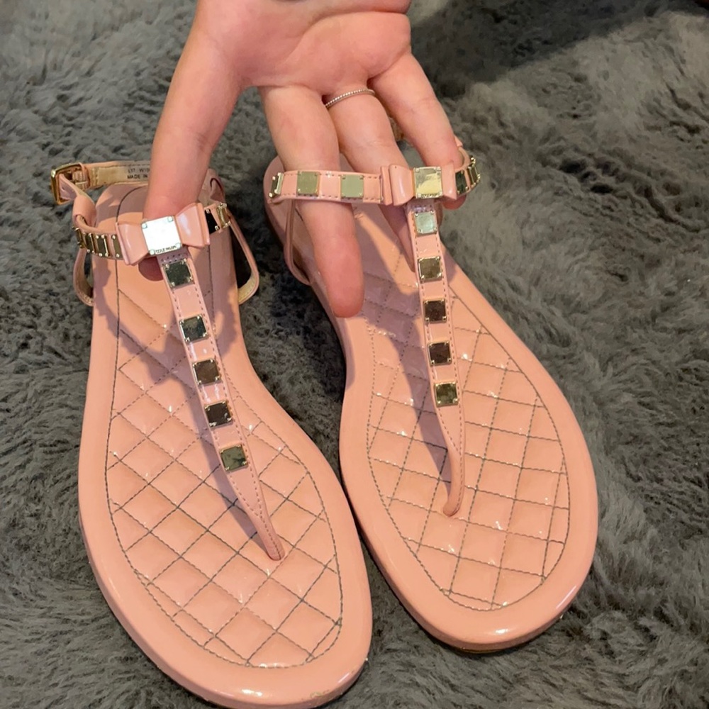Pink sandals